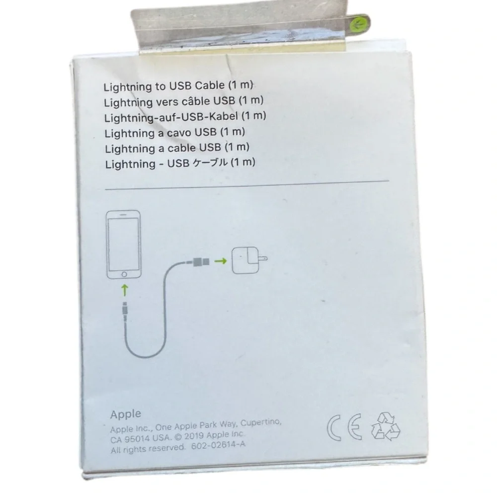 Apple Lightning to USB Cable 1m - Classic White